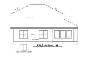 Traditional House Plan #402-01696 Elevation Photo