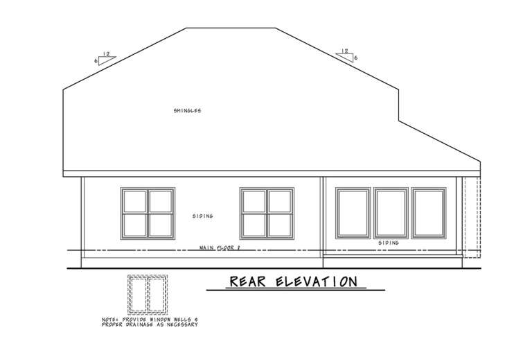 Traditional House Plan #402-01696 Elevation Photo