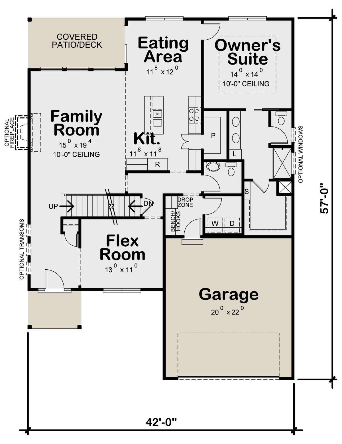 Main Floor for House Plan #402-01696