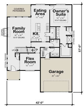 Main Floor for House Plan #402-01696