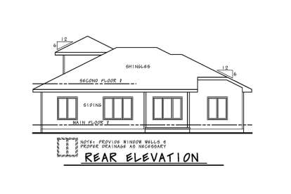 Contemporary House Plan #402-01697 Elevation Photo