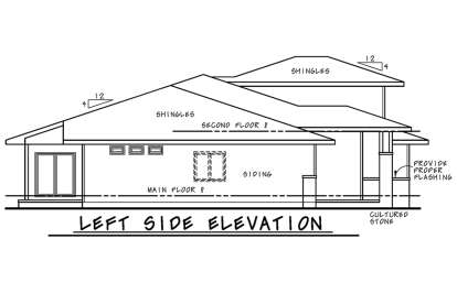 Contemporary House Plan #402-01697 Elevation Photo