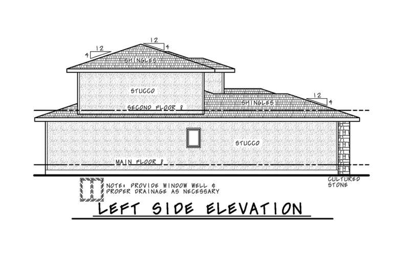 Contemporary House Plan #402-01698 Elevation Photo