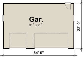 Garage Floor for House Plan #402-01699