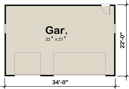 Garage Floor for House Plan #402-01699