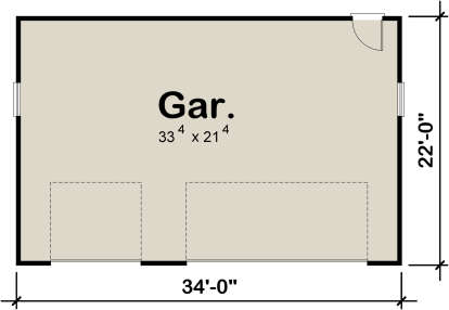 Garage Floor for House Plan #402-01699
