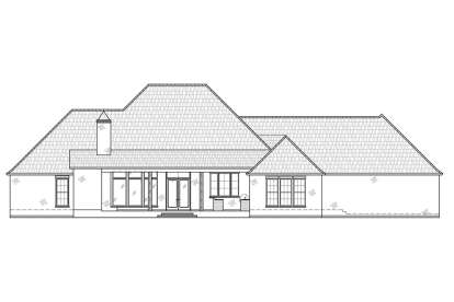 French Country House Plan #4534-00055 Elevation Photo