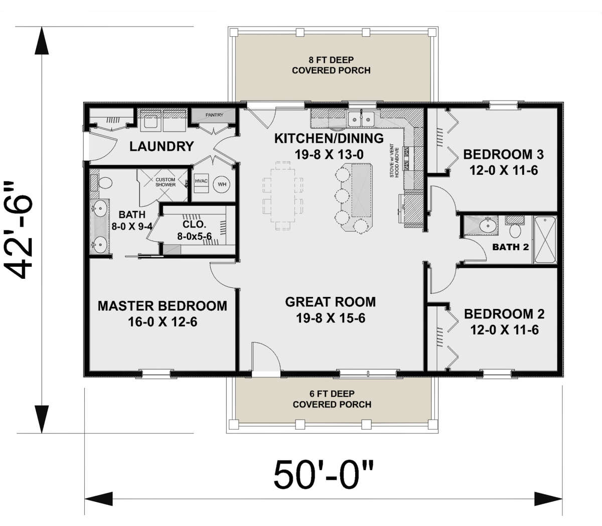 Main Floor for House Plan #1776-00116