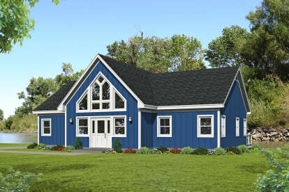2 Bed, 2 Bath, 1586 Square Foot House Plan - #940-00331
