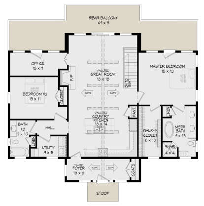 Main Floor for House Plan #940-00331