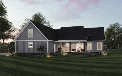 Country House Plan #348-00293 Elevation Photo