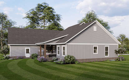 Country House Plan #348-00293 Elevation Photo