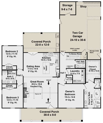 Main Floor for House Plan #348-00293