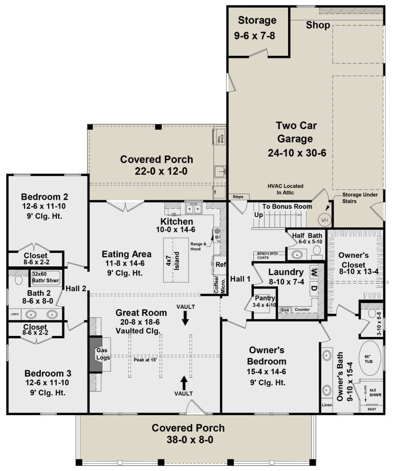 House Plan House Plan #25410 Drawing 1