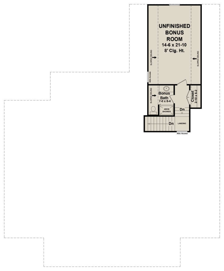 House Plan House Plan #25410 Drawing 2