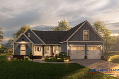 Country House Plan #348-00294 Elevation Photo