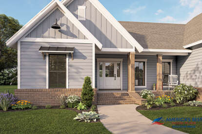 Country House Plan #348-00294 Elevation Photo