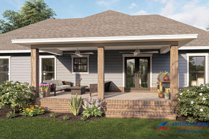 Country House Plan #348-00294 Elevation Photo