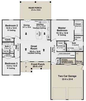 Main Floor for House Plan #348-00294