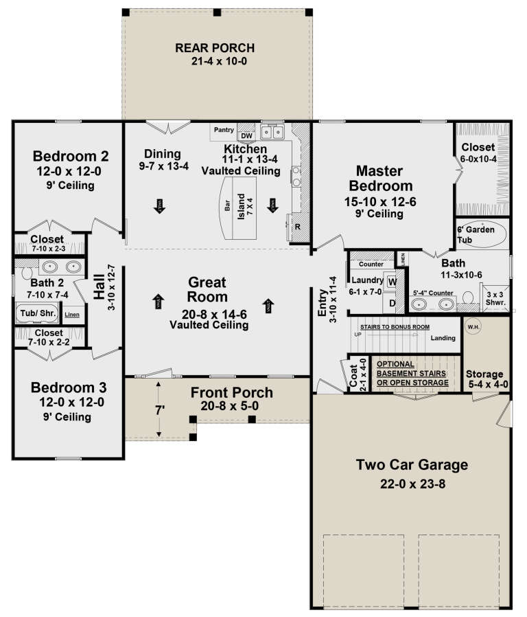 House Plan House Plan #25411 Drawing 1