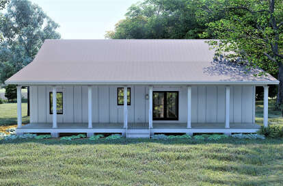 Modern Farmhouse House Plan #1776-00117 Elevation Photo