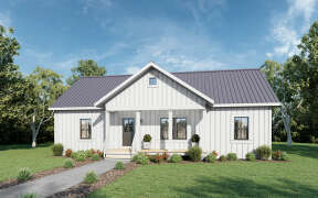 Modern Farmhouse House Plan #1776-00117 Elevation Photo