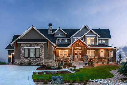 Craftsman House Plan #5631-00142 Elevation Photo