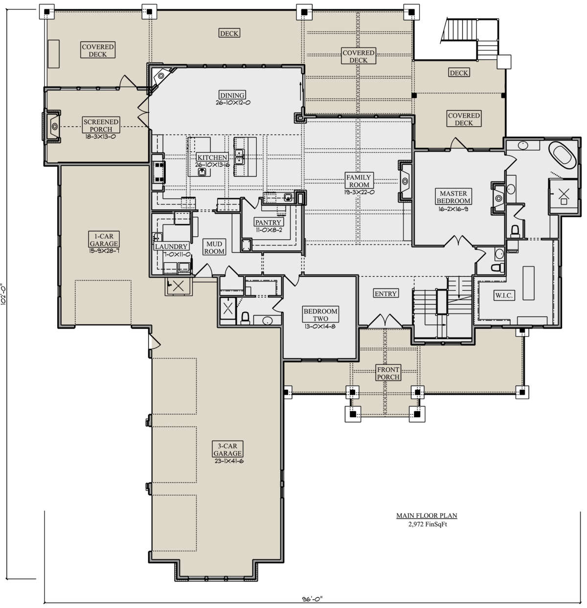 Main Floor for House Plan #5631-00142