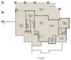 Basement for House Plan #5631-00142