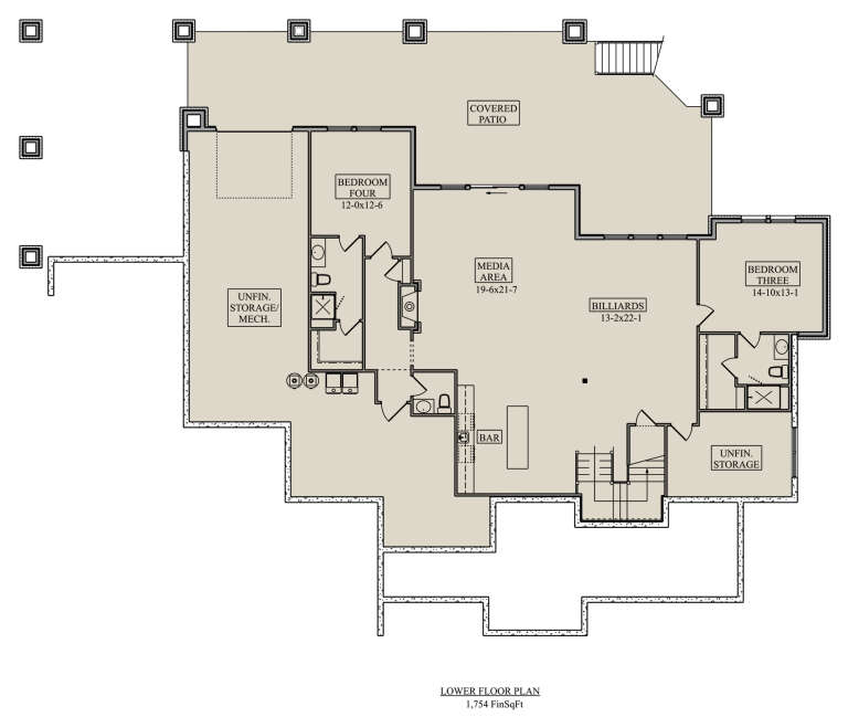 House Plan House Plan #25413 Drawing 3
