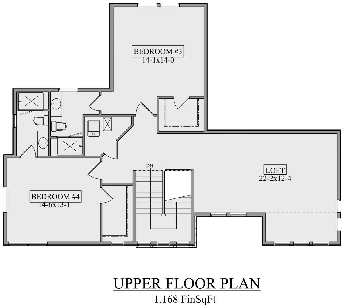 Second Floor for House Plan #5631-00144