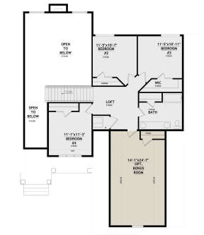 Second Floor for House Plan #8768-00002