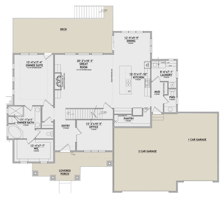 House Plan House Plan #25420 Drawing 1