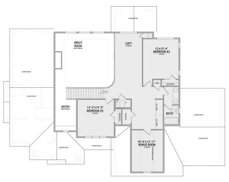 House Plan House Plan #25420 Drawing 2