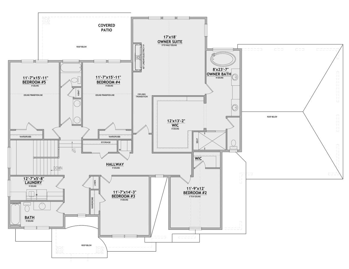 Second Floor for House Plan #8768-00004