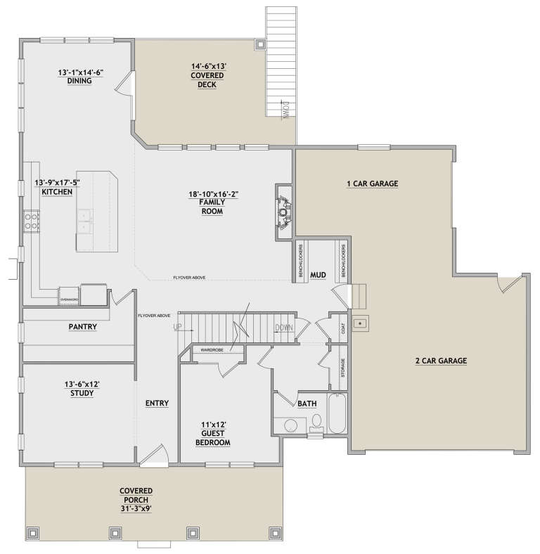 House Plan House Plan #25422 Drawing 1