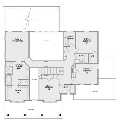 Second Floor for House Plan #8768-00005