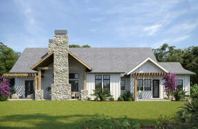 Modern Farmhouse House Plan #5631-00147 Elevation Photo