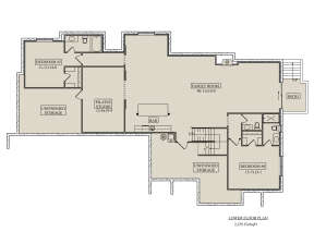 Basement for House Plan #5631-00147