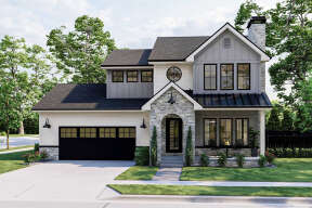 Modern Farmhouse House Plan #963-00531 Elevation Photo