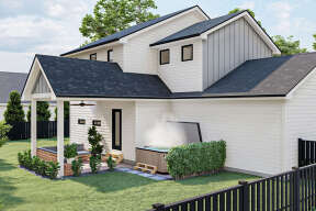 Modern Farmhouse House Plan #963-00531 Elevation Photo