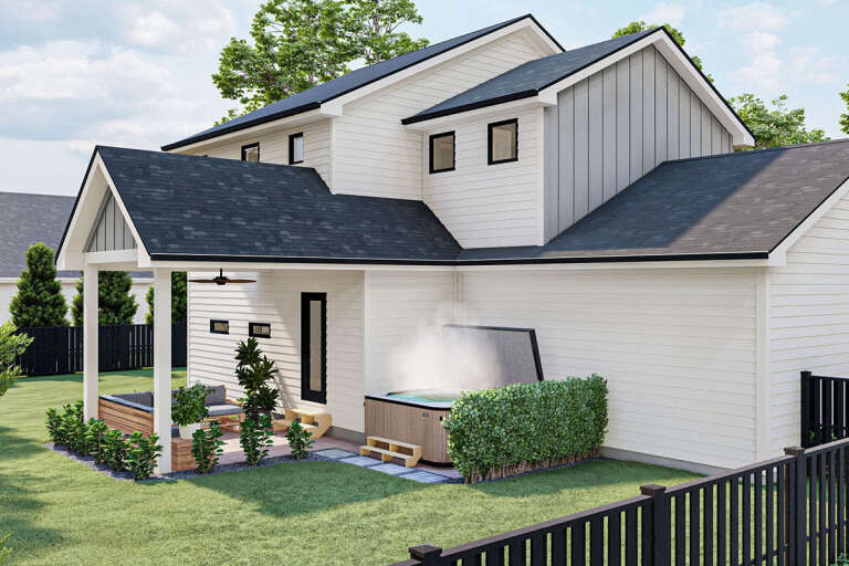 Modern Farmhouse House Plan #963-00531 Elevation Photo