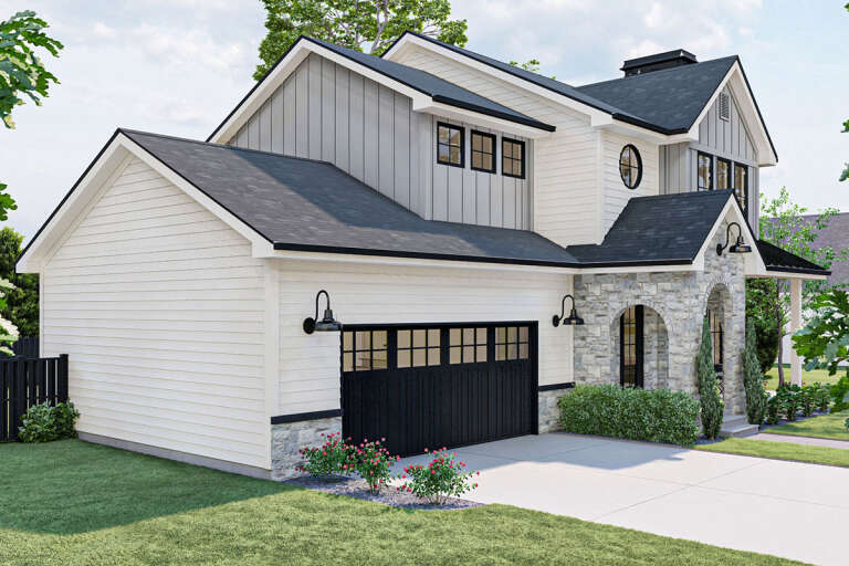 Modern Farmhouse House Plan #963-00531 Elevation Photo