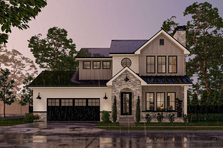 Modern Farmhouse House Plan #963-00531 Elevation Photo