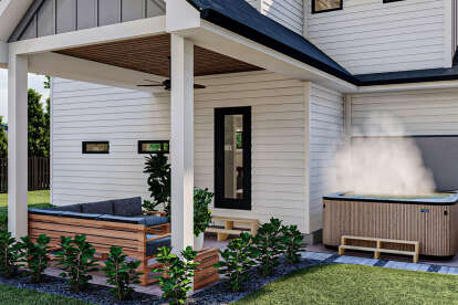 Modern Farmhouse House Plan #963-00531 Elevation Photo