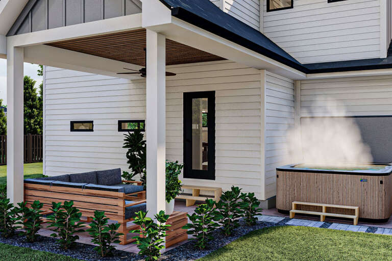 Modern Farmhouse House Plan #963-00531 Elevation Photo
