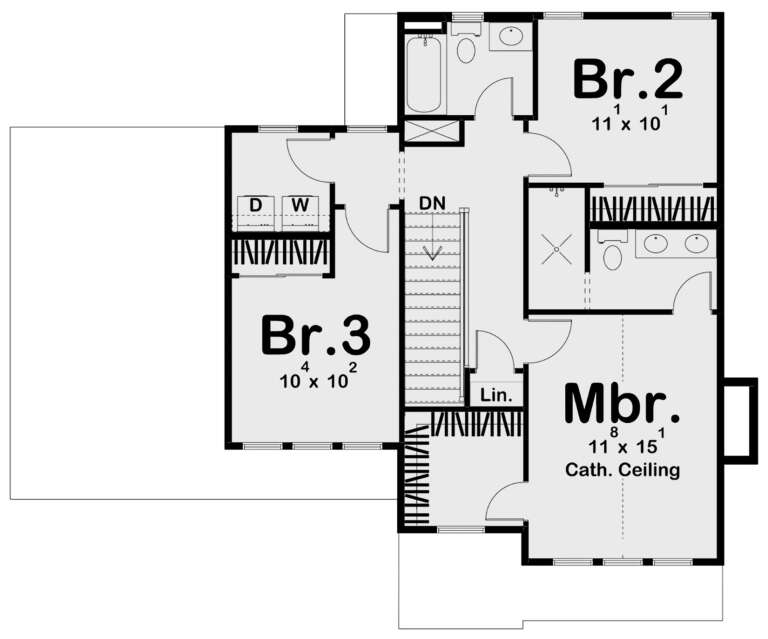 House Plan House Plan #25424 Drawing 2