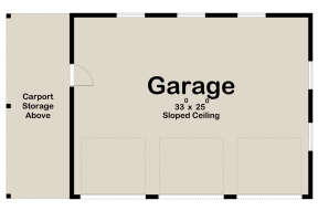 Garage Floor for House Plan #963-00533
