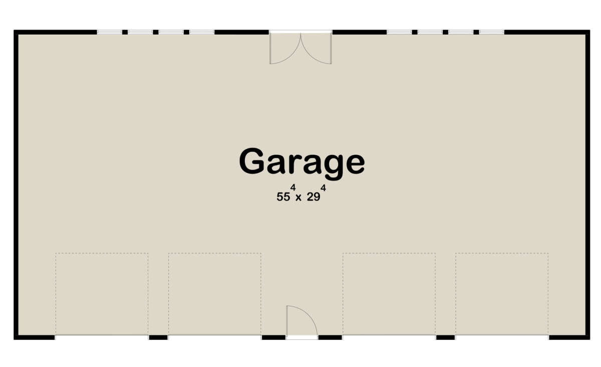 Garage Floor for House Plan #963-00534