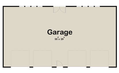 Garage Floor for House Plan #963-00534